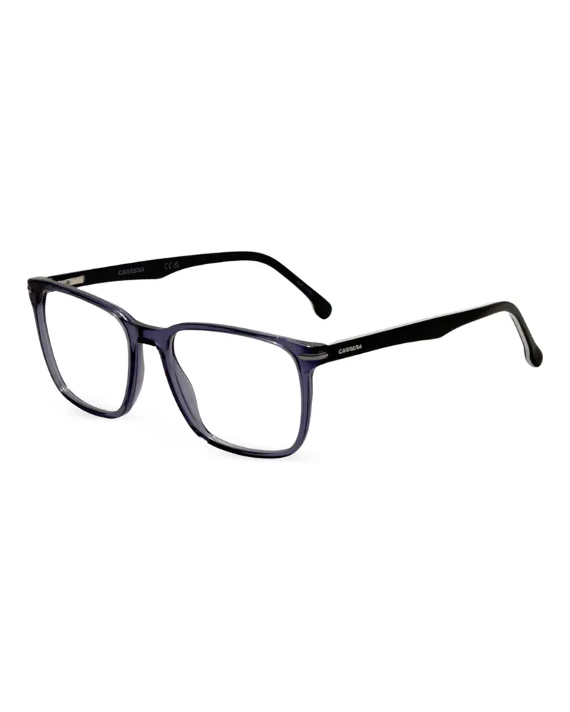Carrera Eckige Brille mit Logo - Blau Blau
