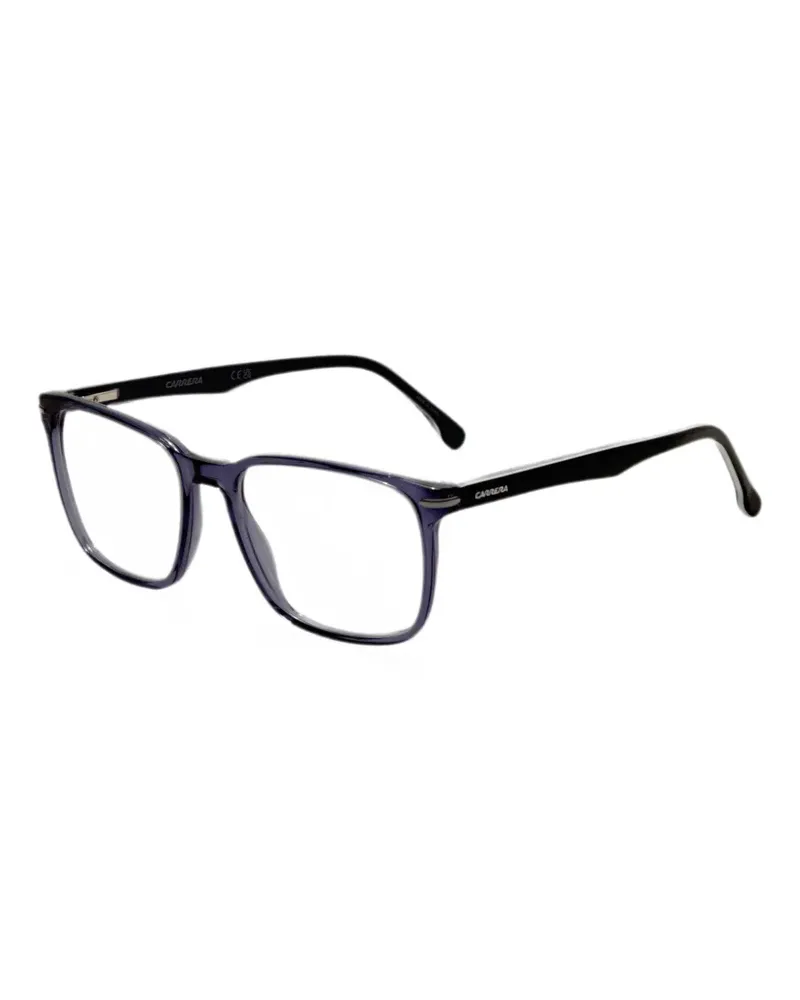 Carrera Eckige Brille mit Logo - Blau Blau