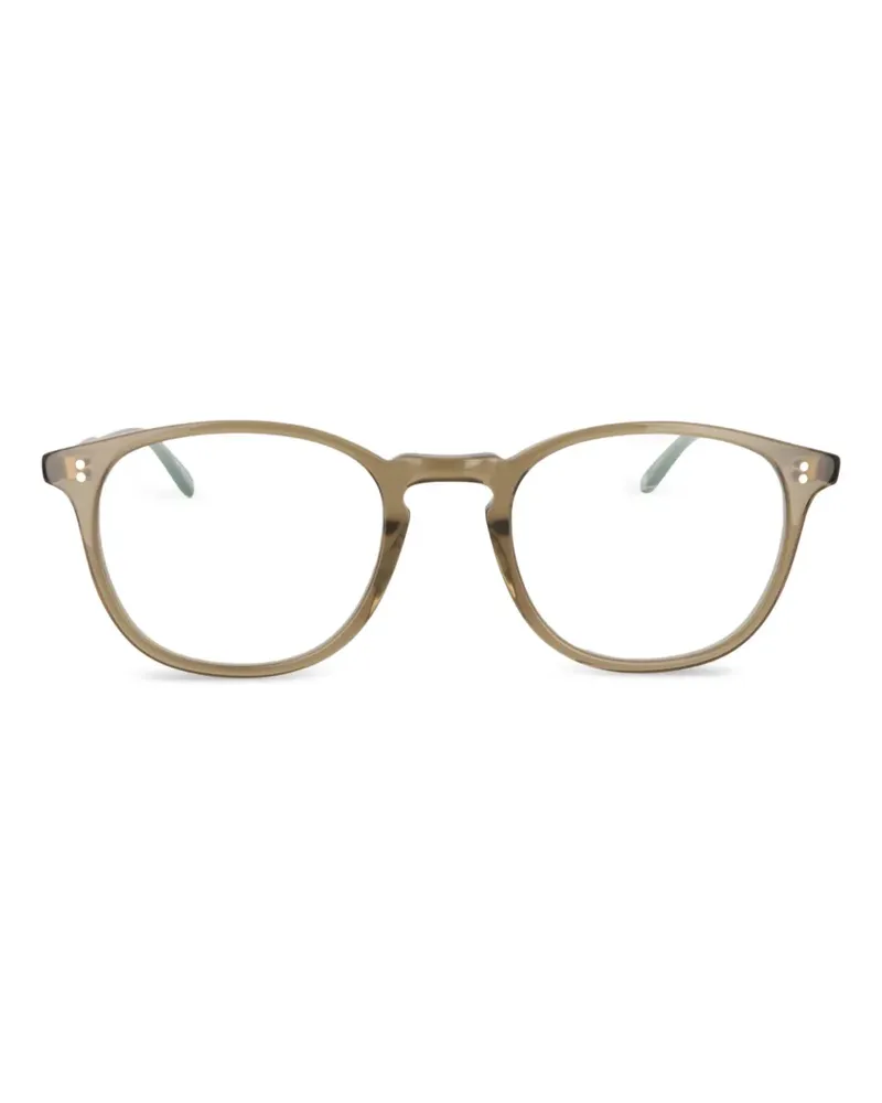 Garrett Leight Alice Brille mit rundem Gestell - Braun Braun