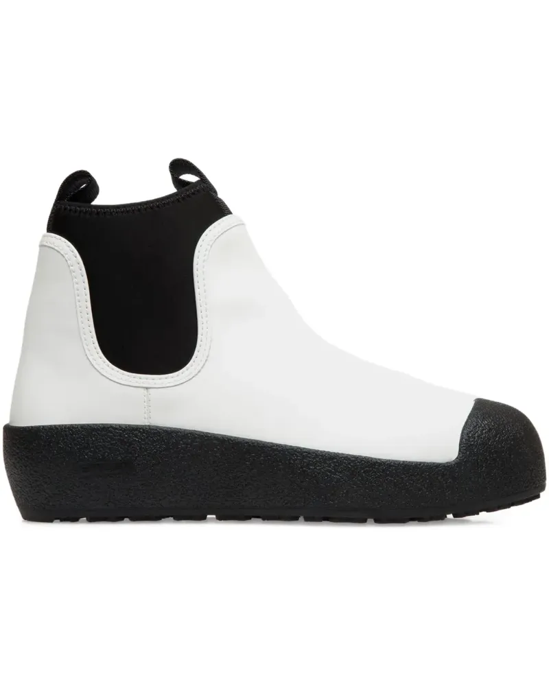 Bally Curling Chelsea-Boots - Weiß Weiß