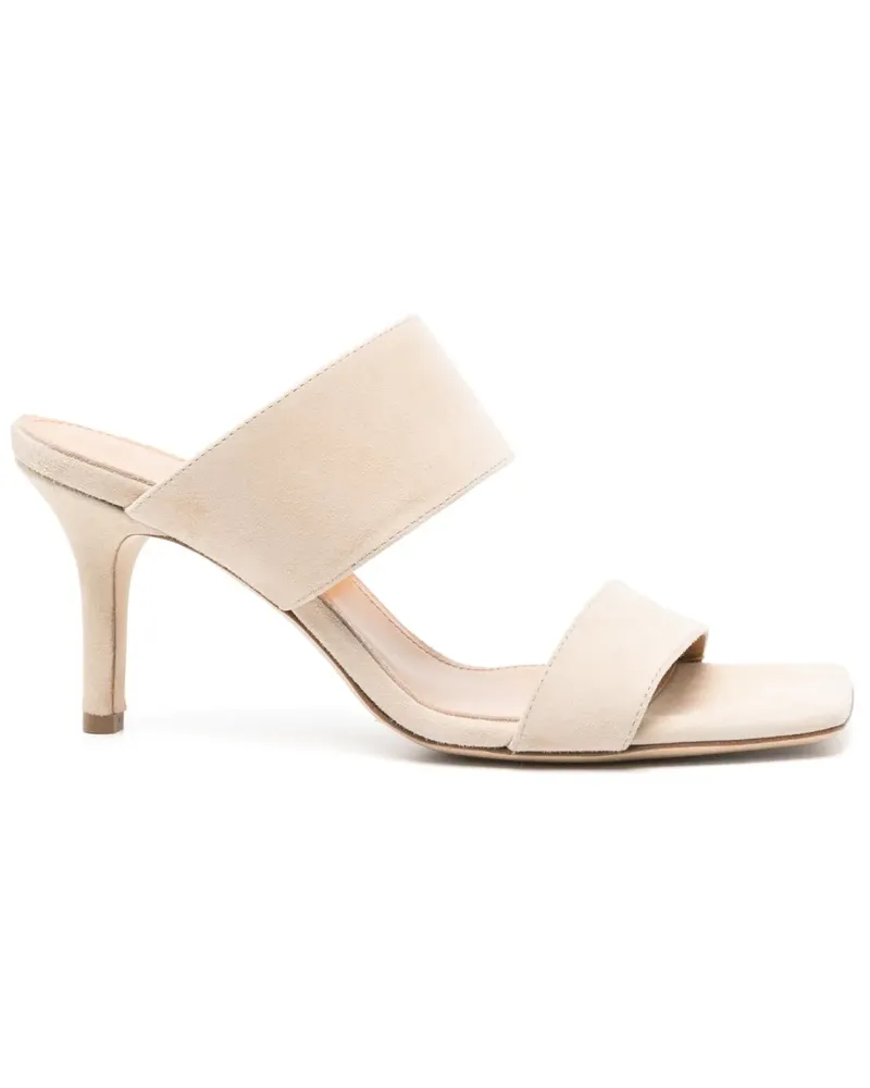 aeyde Sandalen aus Wildleder 70mm - Nude Nude