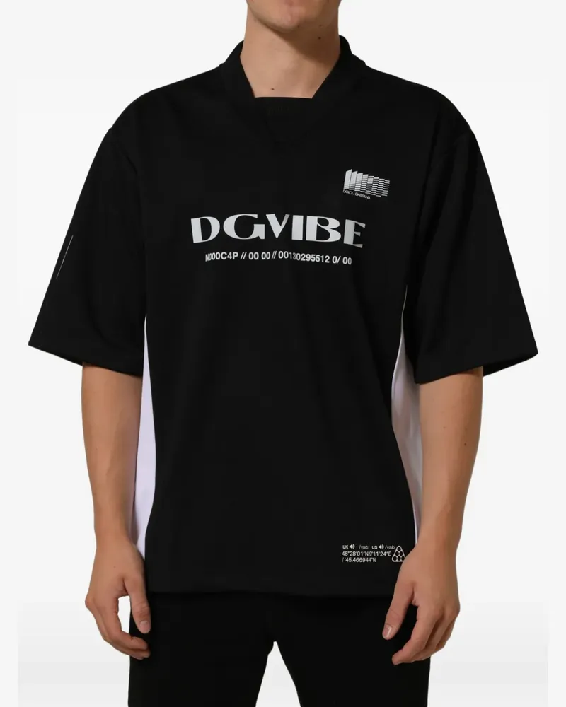 Dolce & Gabbana DGVIB3 oversized T-shirt - Schwarz Schwarz