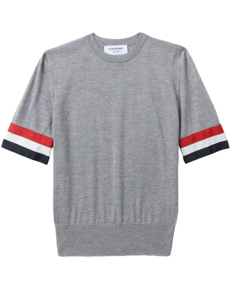 Thom Browne RWB' T-Shirt - Grau Grau