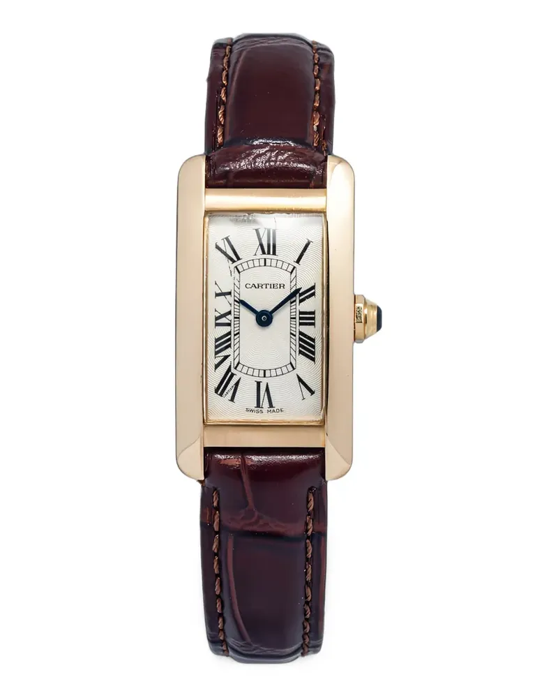 Cartier Tank Américaine Armbanduhr 19mm - Weiß Weiß