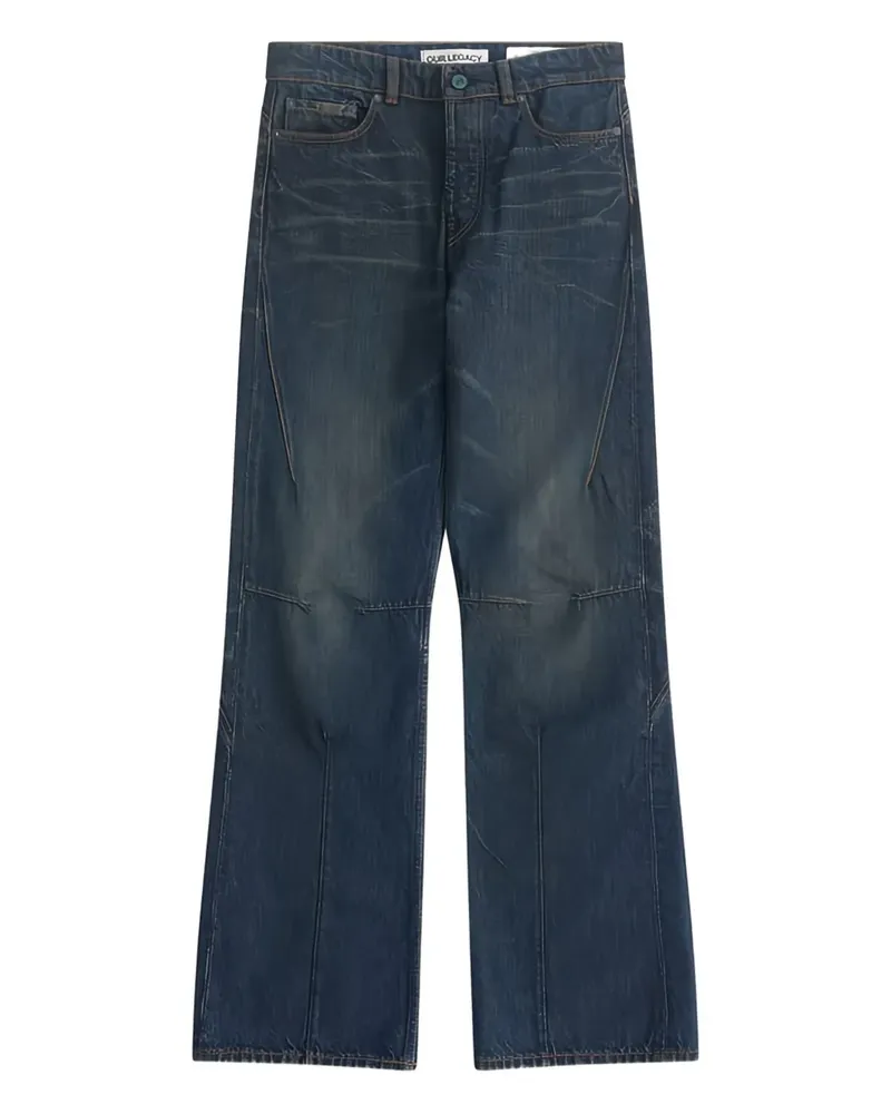 Our Legacy Moto Cut Jeans - Blau Blau