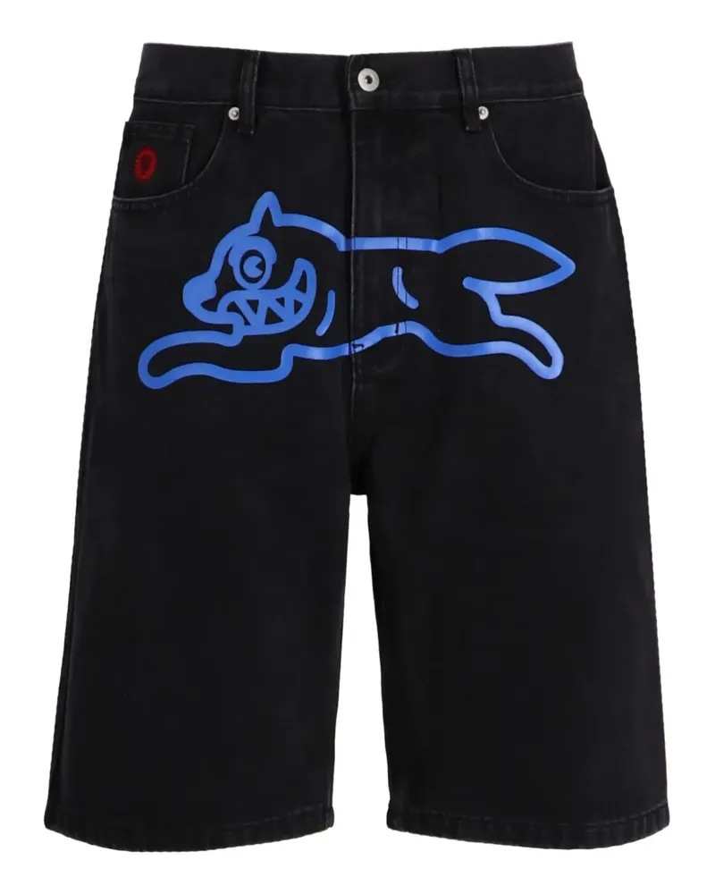 ICECREAM Shorts mit grafischem Print - Schwarz Schwarz