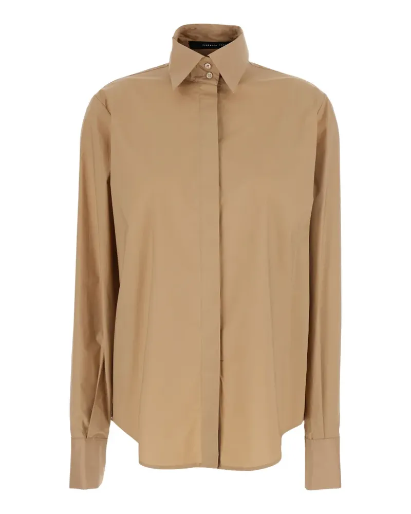 Federica Tosi long-sleeved shirt - Nude Nude