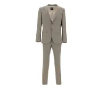 Anzug mit Mikro-Muster - Nude