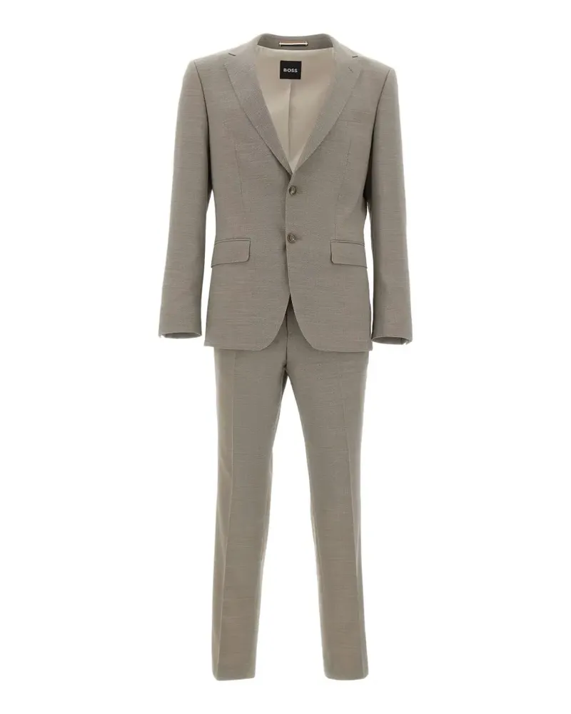 HUGO BOSS micro-pattern suit - Nude Nude