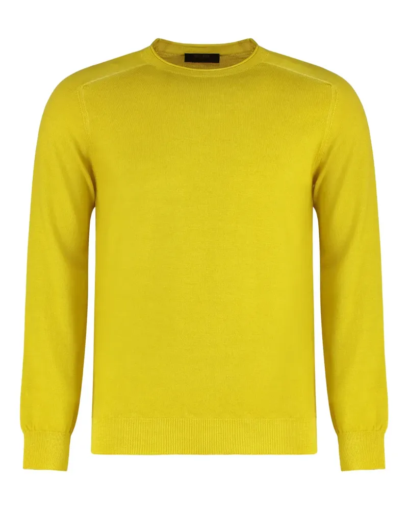 MOORER long-sleeves sweater - Gelb Gelb