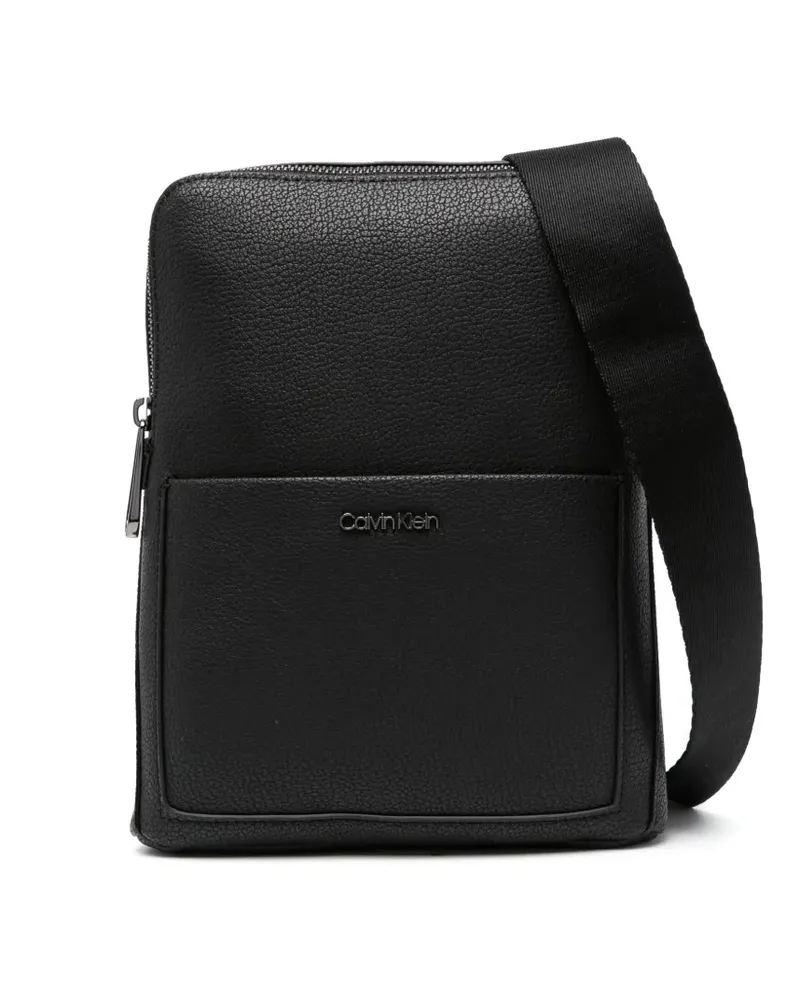 Calvin Klein Diagonal Schultertasche - Schwarz Schwarz