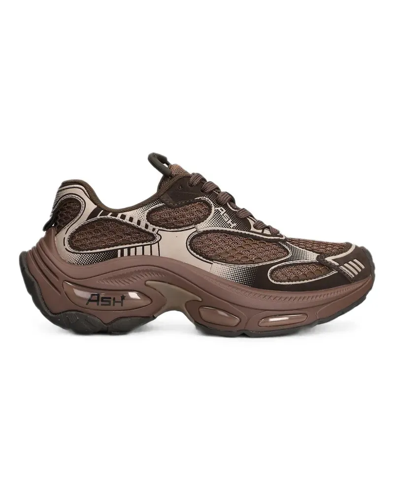 ash Dragon Sneakers mit Mesh-Einsatz - Braun Braun