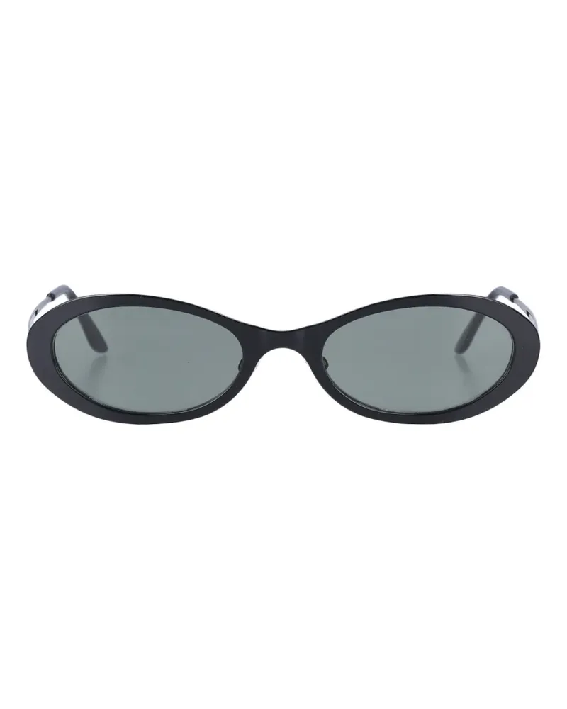 Our Legacy Tad oval-frame sunglasses - Schwarz Schwarz