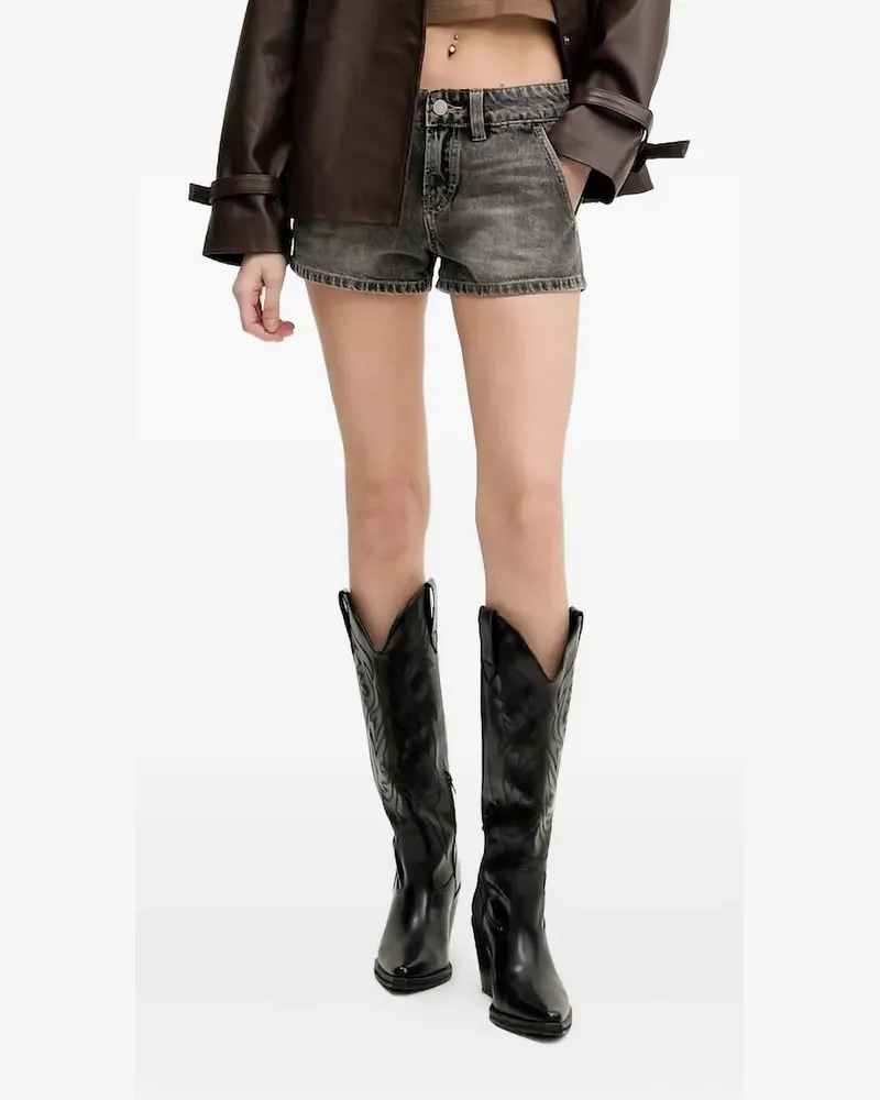 Miss Sixty Jeans-Shorts mit Reißverschlusstaschen - Schwarz Schwarz
