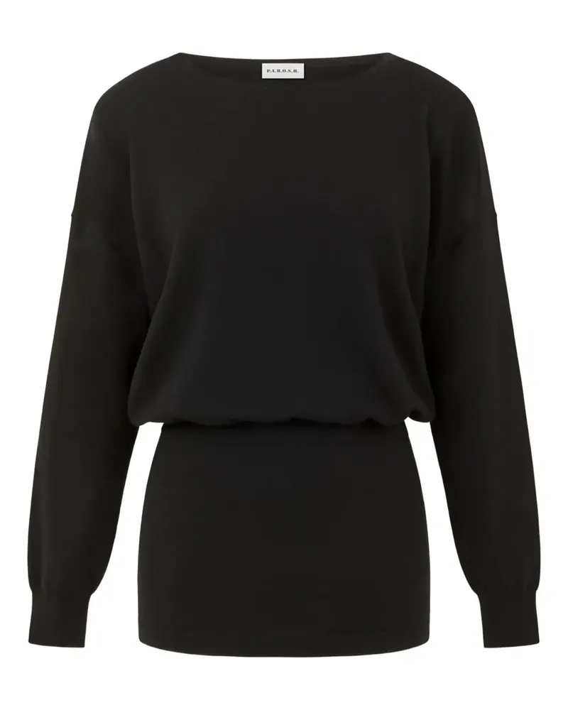 P.A.R.O.S.H. P.A.R.O H. Langärmeliger Pullover - Schwarz Schwarz
