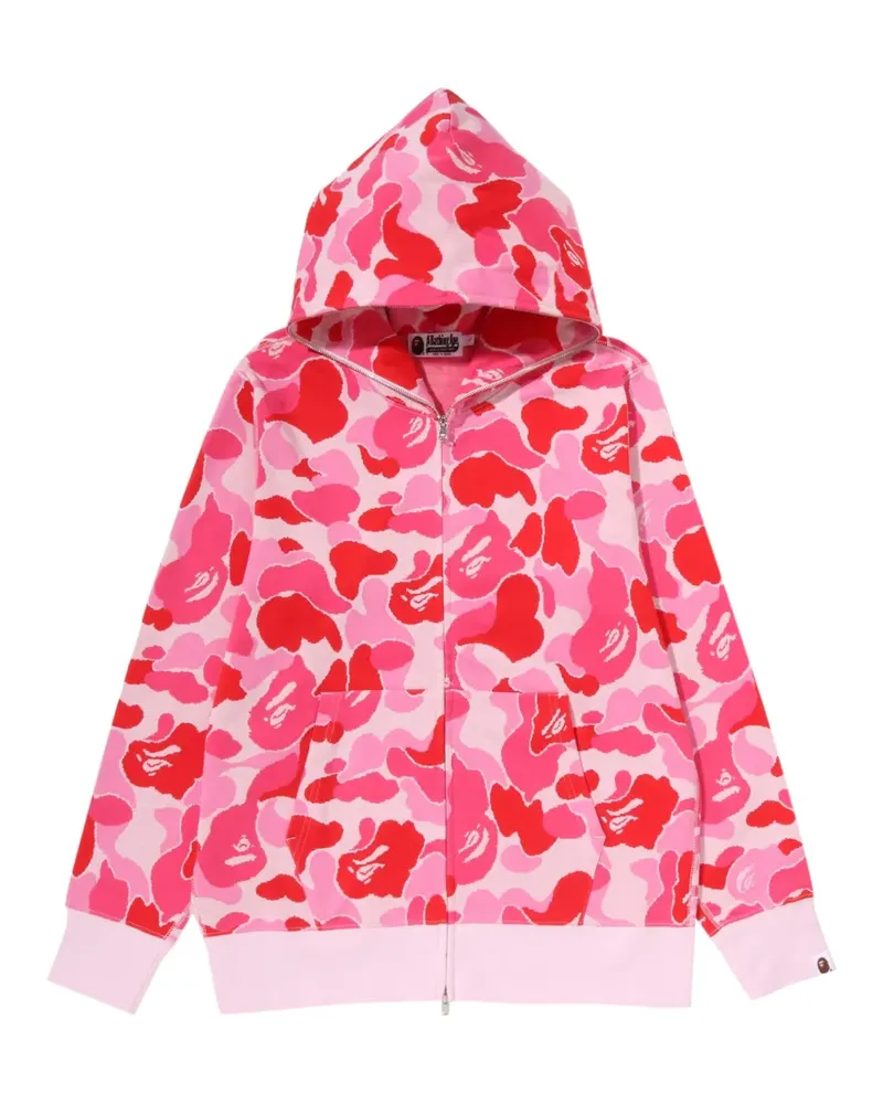 BAPE Hoodie mit Camouflagemuster - Rosa Rosa
