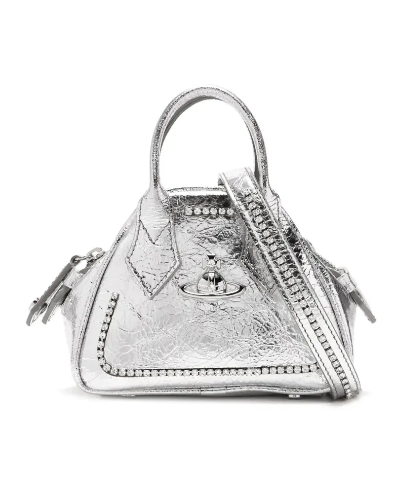 Vivienne Westwood Yasmine Satchel-Tasche - Silber Silber