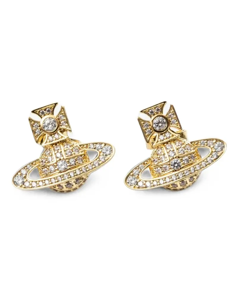 Vivienne Westwood Carmela Bas Relief Ohrringe - Gold Gold