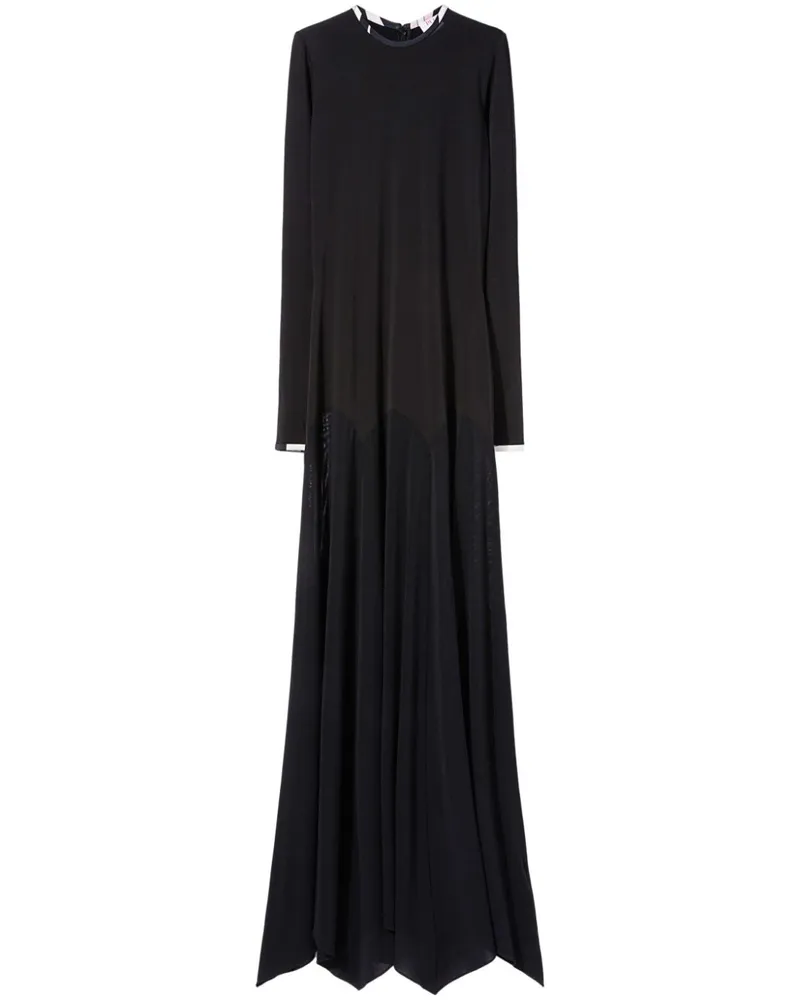 Emilio Pucci Gestricktes Maxikleid - Schwarz Schwarz