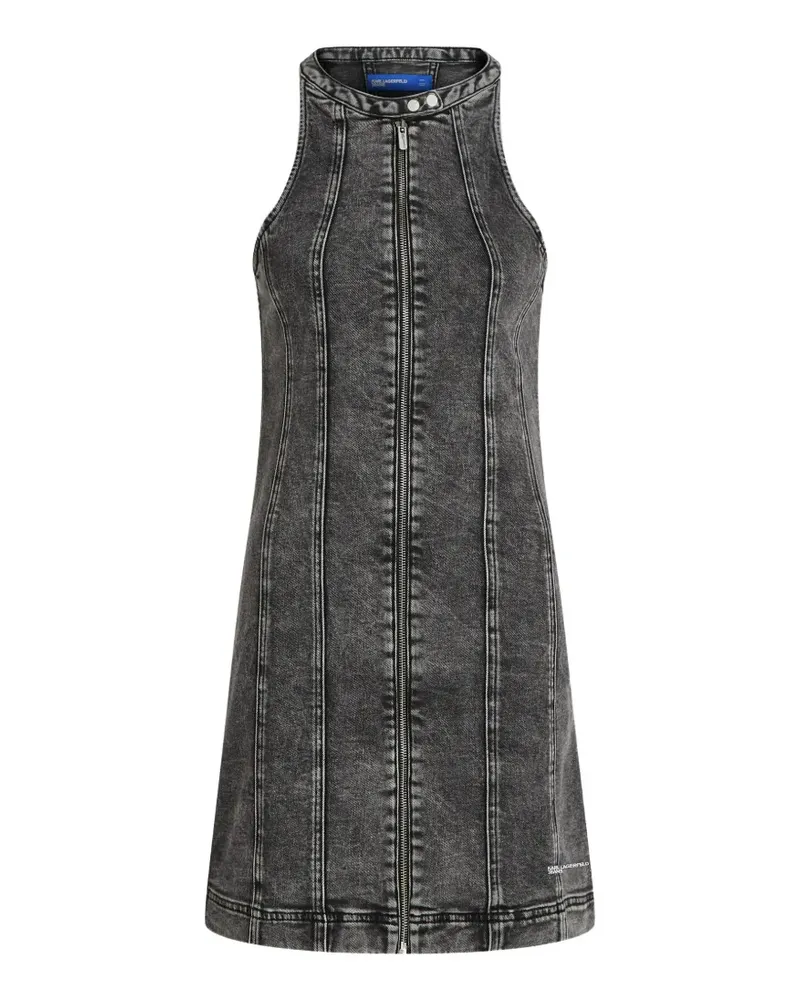 Karl Lagerfeld Minikleid mit Reißverschluss - Grau Grau