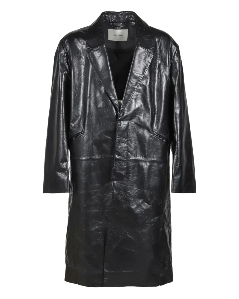 Entire Studios Mantel mit Reverskragen - Schwarz Schwarz