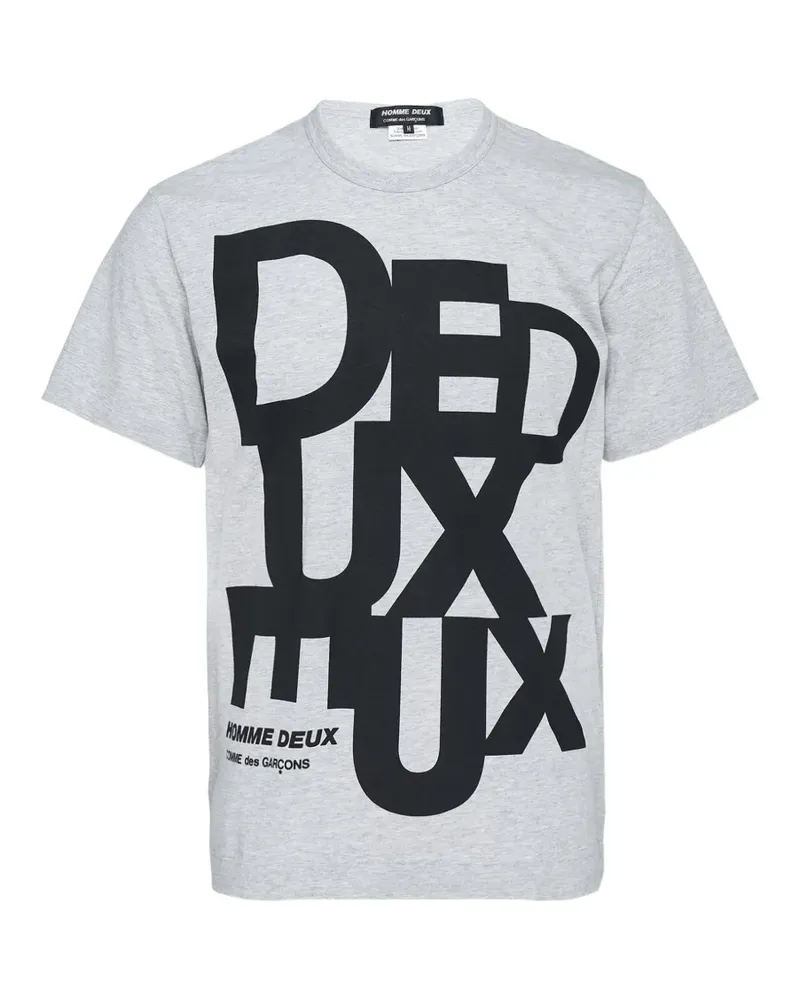 Comme des Garçons logo-print T-shirt - Grau Grau