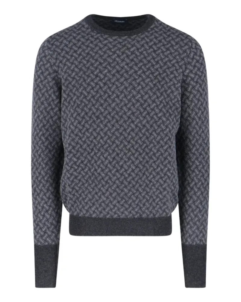 Drumohr  Pullover mit geometrischem Muster - Grau Grau
