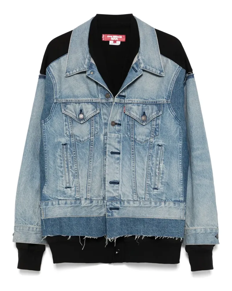 Junya Watanabe Jacke mit Kontrasteinsätzen - Blau Blau