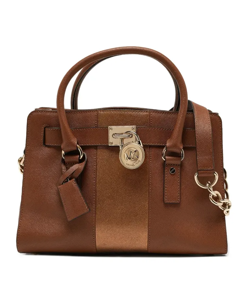 Michael Kors Pre-owned Hamilton East West Tote Bag - Braun Braun