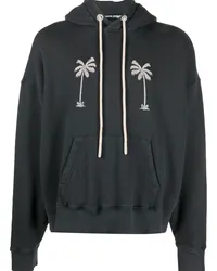 Palm Angels Hoodie mit grafischem Print Schwarz