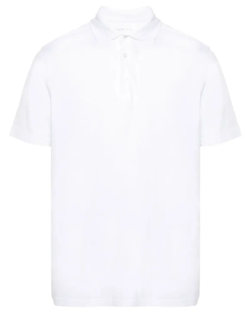 Fedeli Zero Poloshirt aus Jersey - Weiß Weiß
