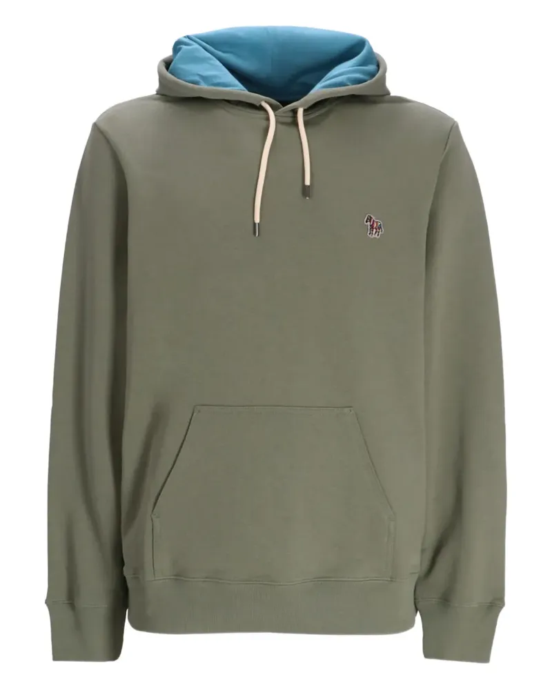 Paul Smith Hoodie mit Logo-Patch - Grün Grün