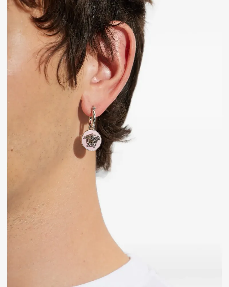 Versace Medusa head drop earrings - Silber Silber