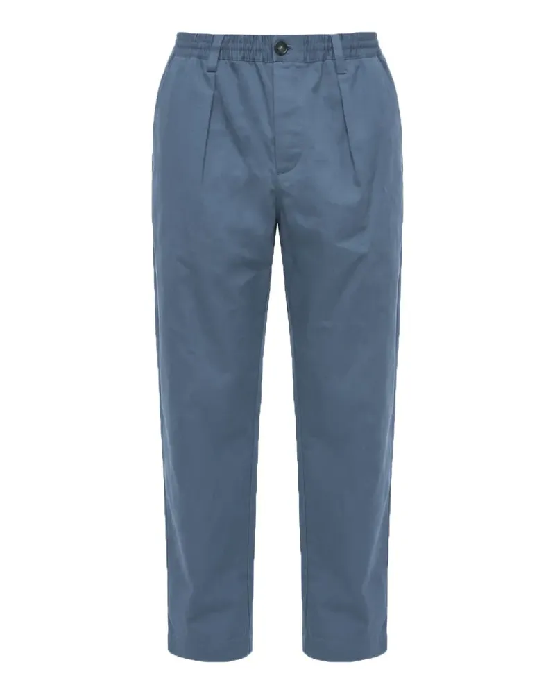Marni pleated elasticated-waist trousers - Blau Blau