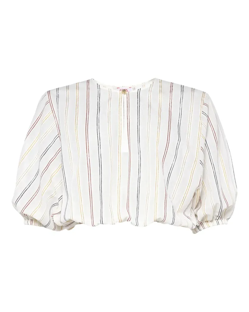 Eres Eldorado Bluse mit Puffärmeln - Weiß Weiß