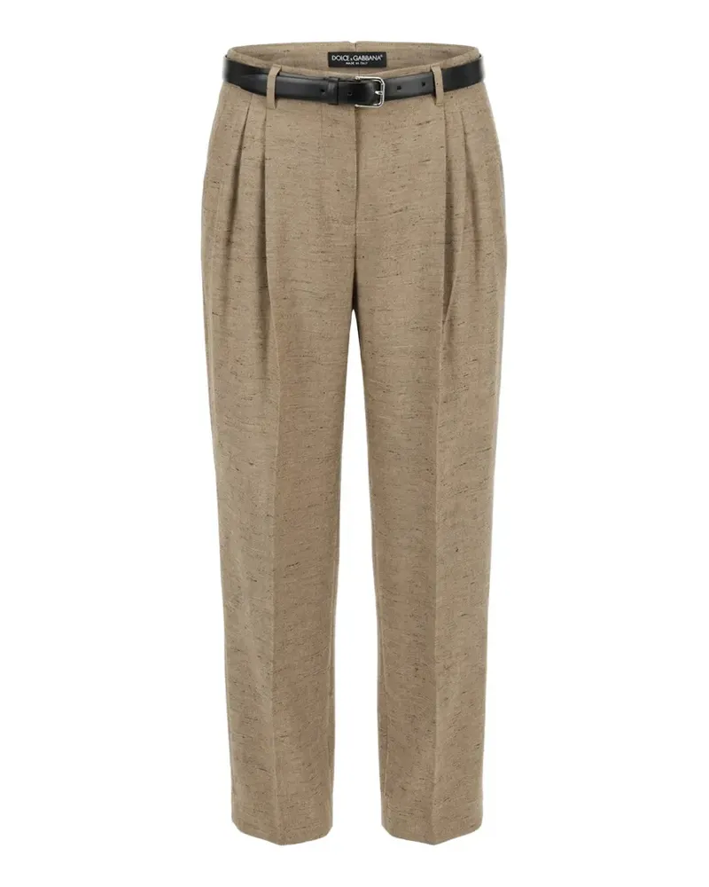 Dolce & Gabbana Plissierte Hose - Braun Braun