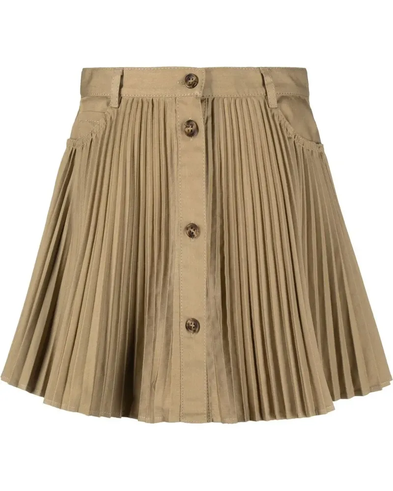 RED Valentino Minirock mit Falten - Braun Braun