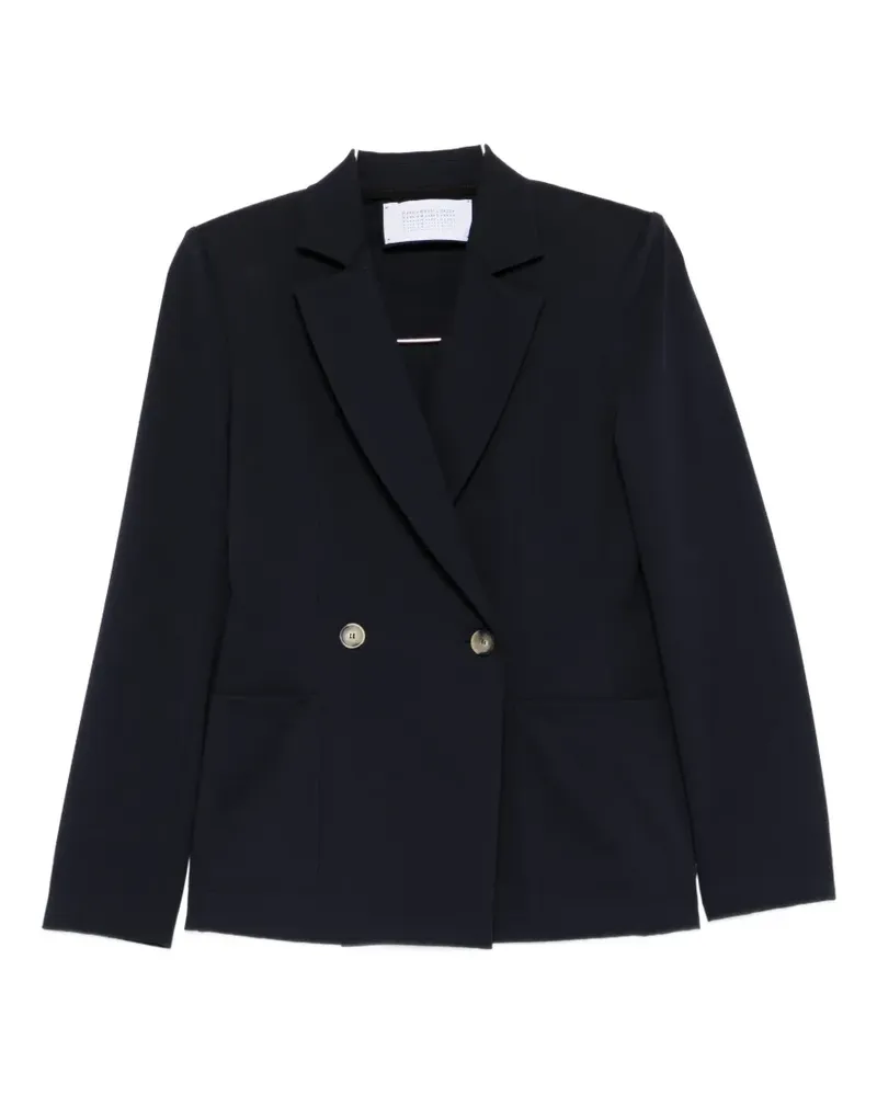Harris Wharf London notched-lapel double-breasted blazer - Blau Blau