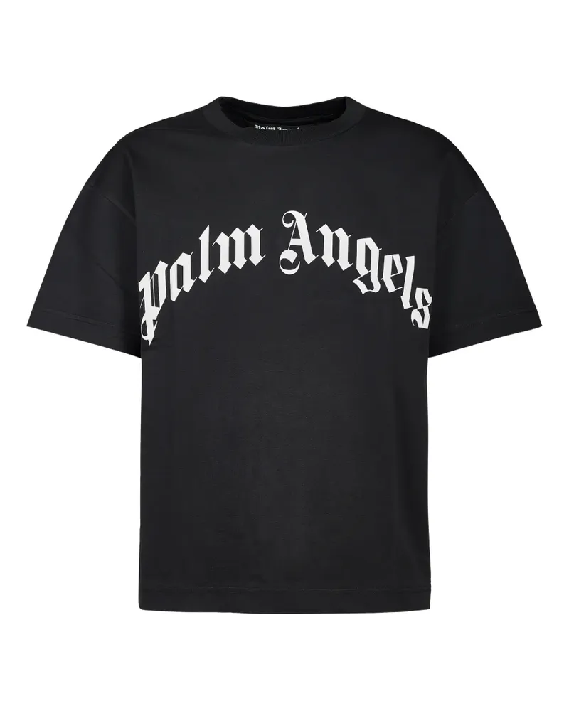 Palm Angels logo-print T-shirt - Schwarz Schwarz