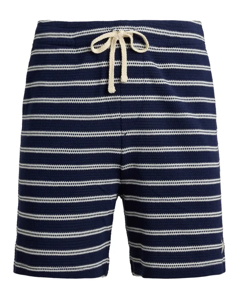 Ralph Lauren Gestreifte Shorts mit Kordelzug - Blau Blau