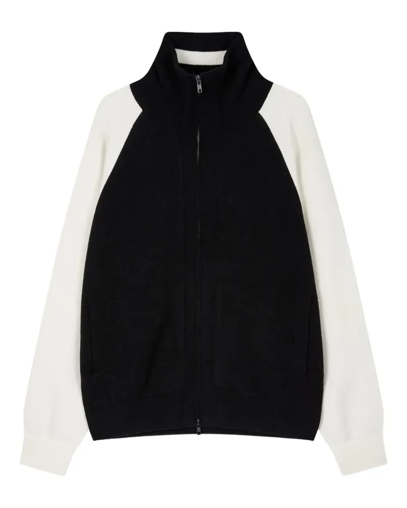 STUDIO TOMBOY Cardigan aus Logo-Jacquard - Schwarz Schwarz