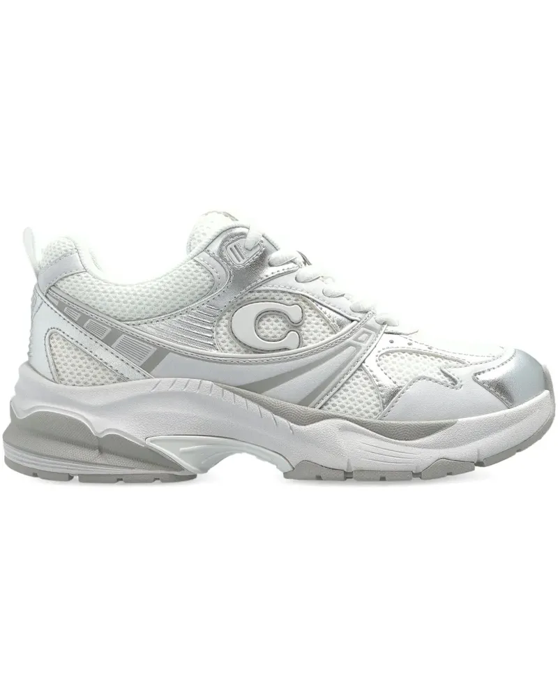 Coach Sneakers mit Logo-Applikation - Weiß Weiß