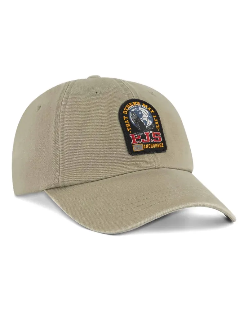 Parajumpers logo-patch baseball cap - Nude Nude