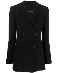 Giorgio Armani Doppelreihiger Blazer Schwarz