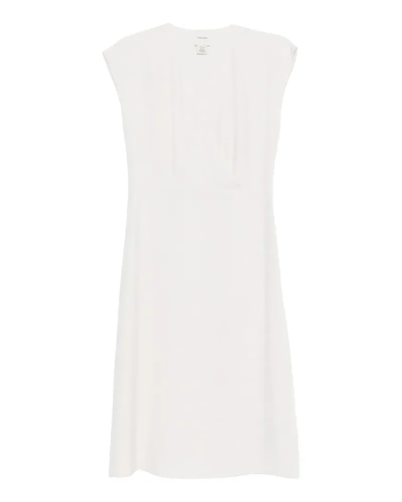 Calvin Klein V-neck midi dress - Nude Nude