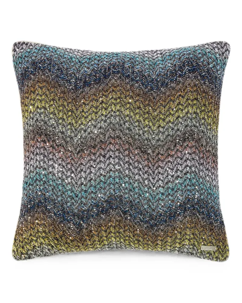 Missoni Home Salina Kissen mit Zickzackmuster - Blau Blau