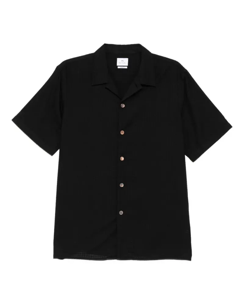 Paul Smith textured shirt - Schwarz Schwarz