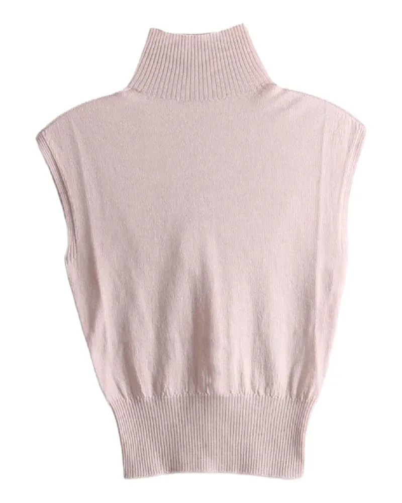 Rick Owens Tower SL turtle in rose lightweighr rasato knit - Rosa Rosa