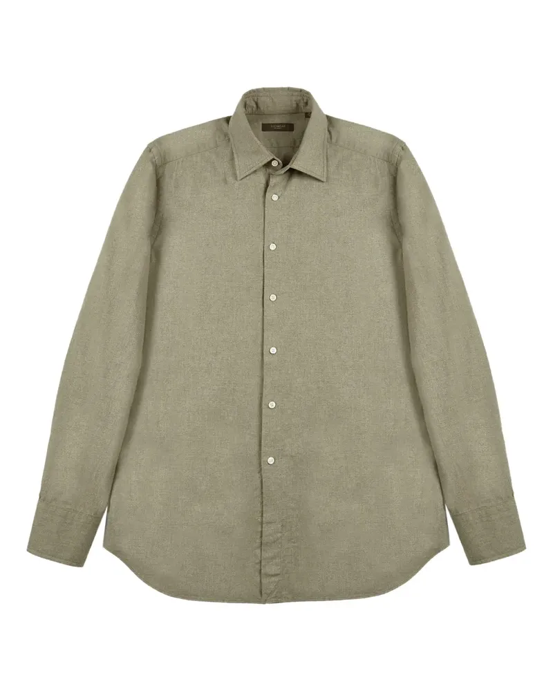 Glanshirt Klassisches Hemd - Grün Grün