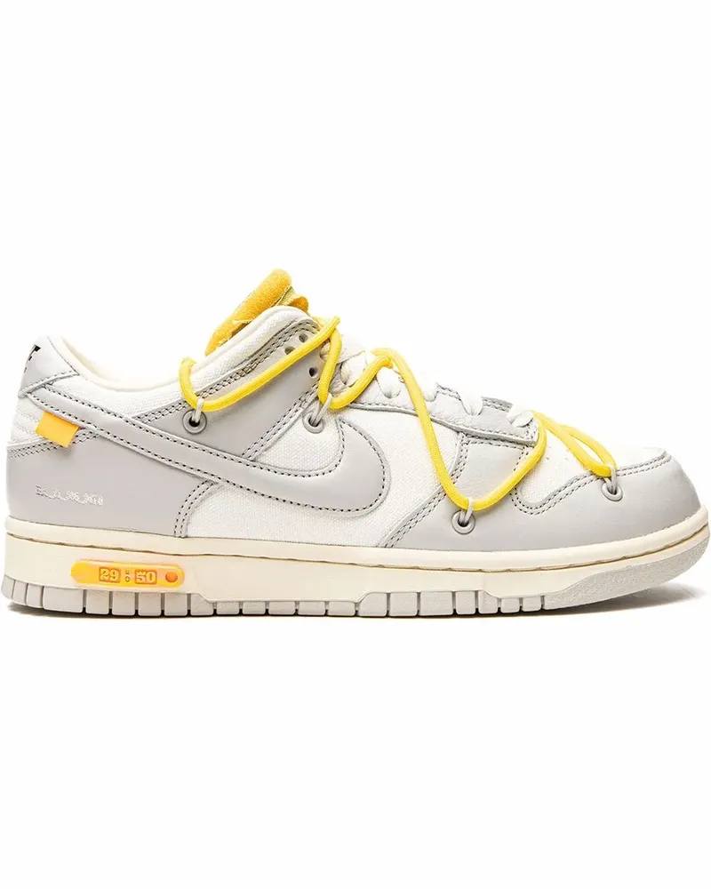 Nike x Off-White Dunk Low Sneakers - Grau Grau